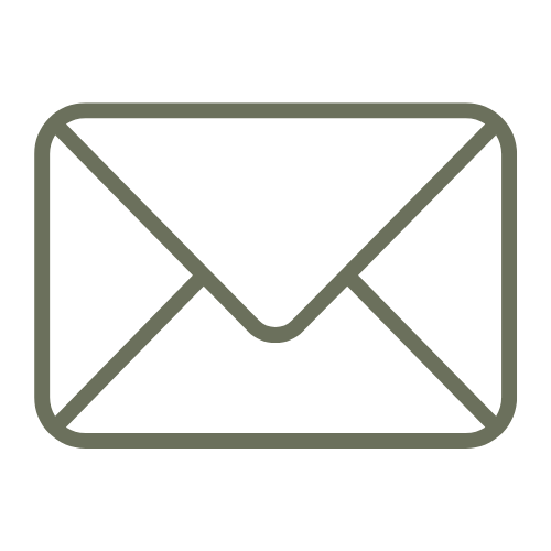 A green icon of an envelope